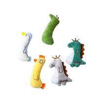 Brinquedo de Gato com Catnip - 5 Pacotes de Pelúcia Macia - Ratos de Desenho Animado