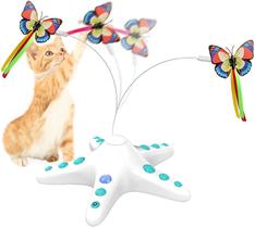 Brinquedo de gato interativo, brinquedos automáticos rotativos de 360 graus para