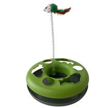 Brinquedo de Gato Pet Ratinho Mola Bola Guizo Brinquedo Interativo Animal de Estimaçao Lazer Entretenimento Diversao