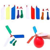 Brinquedo de helicóptero Balloons, 10 unidades/conjunto para crianças de 3 a 5 anos com apito Brinquedo de helicóptero Balloons, 10 unidades/conjunto para crianças de 3 a 5 anos com apito