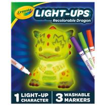 Brinquedo de iluminação recolorível Light Ups Dragon Crayola para crianças a partir de 4 anos