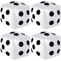 Brinquedo de jogo de PVC Mototo de 8 peças de dados infláveis de 32 cm Brinquedo de jogo de PVC Mototo de 8 peças de dados infláveis de 32 cm