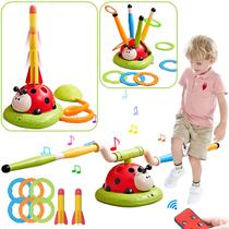 Brinquedo de jogo musical Jump, Toss Ring 3 em 1 Powza Powza Kids