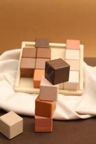 Brinquedo de madeira 16 Cubos Tons de Pele Brinquedo de madeira 16 Cubos Tons de Pele