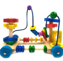 Brinquedo De Madeira Aramado Brinquedo Montessori Educativo Para Autista - Perfect Ecommerce