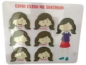 Brinquedo de Madeira Educativo Montessori TEA ABA Emoções Como Me Sinto para Meninos e Meninas sentimentos Brinquedo de Madeira Educativo Montessori TEA ABA Emoções Como Me Sinto para Meninos e Meninas sentimentos