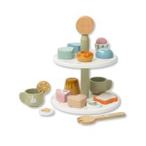 Brinquedo de madeira kit cha da tarde torre - bup baby Brinquedo de madeira kit cha da tarde torre - bup baby