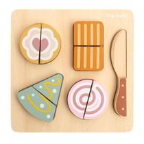 Brinquedo De Madeira Kit Lanchinho Com Corte Büp Baby Brinquedo De Madeira Kit Lanchinho Com Corte Büp Baby