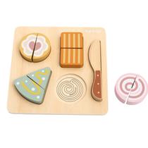 Brinquedo De Madeira Kit Lanchinho Com Corte Büp Baby Brinquedo De Madeira Kit Lanchinho Com Corte Büp Baby