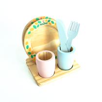 Brinquedo de Madeira Kit Utensílios
