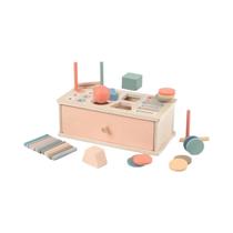 Brinquedo De Madeira Montessori Caixa Sensorial Para Bebês Classificação De Cores Correspondência De