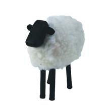Brinquedo de Madeira Ovelha lã Branca