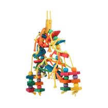 Brinquedo De Madeira Para Pássaros Lovebird, Brinquedo De Corda De Algodão Resistente a Mordidas Brinquedo De Madeira Para Pássaros Lovebird, Brinquedo De Corda De Algodão Resistente a Mordidas