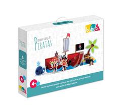 Brinquedo De Madeira Quebra-Cabeça 3D Piratas Babebi