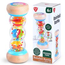 Brinquedo de madeira Rain Stick PLAY Rainmaker de 7 polegadas de 6 a 12 meses Brinquedo de madeira Rain Stick PLAY Rainmaker de 7 polegadas de 6 a 12 meses