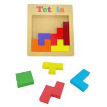 Brinquedo de Madeira Tetris 9 Peças