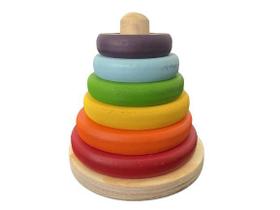 Brinquedo de Madeira Torre Multi Peças Montessori