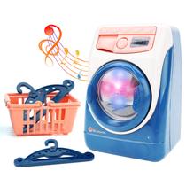 Brinquedo de máquina de lavar DeAo com luzes e sons Pretend Play Brinquedo de máquina de lavar DeAo com luzes e sons Pretend Play