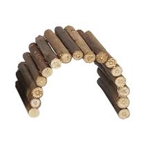 Brinquedo De Mastigação Para Pequenos Animais De Estimação Em Ramos De Salgueiro, Escada De Escalada