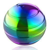 Brinquedo de mesa cinético Panshi Metal Spinning Top Ball multicolorido
