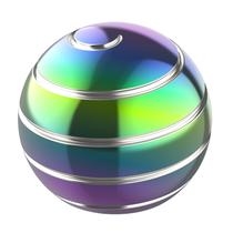 Brinquedo de mesa cinético Panshi Metal Spinning Top com bola colorida Brinquedo de mesa cinético Panshi Metal Spinning Top com bola colorida