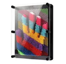 Brinquedo de mesa de tamanho grande Pin Art Toy Xsltkby 3D para crianças e adultos Brinquedo de mesa de tamanho grande Pin Art Toy Xsltkby 3D para crianças e adultos