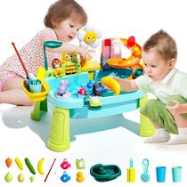 Brinquedo de mesa Sand Water JEFLYM 2026 atualizado com bomba elétrica Brinquedo de mesa Sand Water JEFLYM 2026 atualizado com bomba elétrica