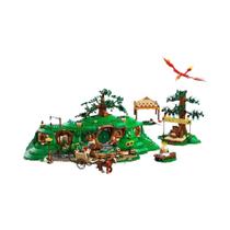 Brinquedo De Montagem Criativa DIY Para Crianças Moc 10354 O Castelo Modular Dos Anéis Modelo De