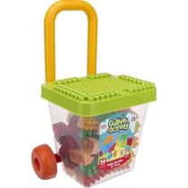 Brinquedo de Montar Balde Carrinho de Puxar 50 Peças Gulliver Brinquedo de Montar Balde Carrinho de Puxar 50 Peças Gulliver
