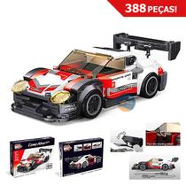 Brinquedo de Montar Blocos Carro Esportivo 246 Peças Realista com Movimentos - 44BOX