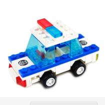 Brinquedo de Montar Carro de Policia 48 Peças