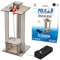 Brinquedo De Montar Científico Educativo Infantil DIY Polikab Maker - Polibrinq