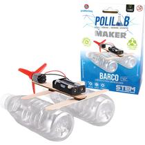 Brinquedo De Montar Científico Educativo Infantil DIY Polikab Maker - Polibrinq