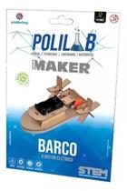 Brinquedo De Montar Científico Polilab Linha Maker Polibrinq