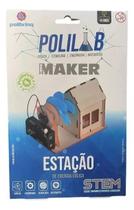 Brinquedo De Montar Científico Polilab Linha Maker Polibrinq