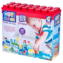 Brinquedo de Montar Coti Block Fundo do Mar 30 Peças - Cotiplás