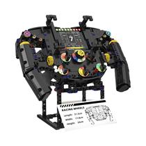 Brinquedo De Montar DIY Para Crianças, Volante De Fórmula 1, Blocos De Construção, Suporte Para