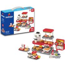 Brinquedo De Montar Fast Food/ Com 71 Peças/ Com Som