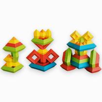 Brinquedo De Montar Formas Geométricas Peças Cognitivo ABS Para Aprender Raciocínio Lógico Brinquedo De Montar Formas Geométricas Peças Cognitivo ABS Para Aprender Raciocínio Lógico