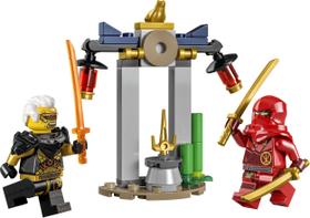 Brinquedo de Montar LEGO Ninjago Duelo no Templo de Kai e Rapton