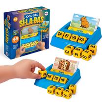 Brinquedo De Montar Palavras Jogo Das Sílabas Tabuleiro Infantil De Raciocínio Brinquedo De Montar Palavras Jogo Das Sílabas Tabuleiro Infantil De Raciocínio