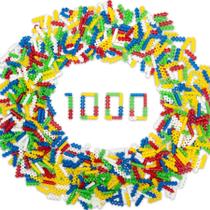 Brinquedo de Montar Play Pinos Coloridos com Encaixes Firmes Blocos de Montar Mágicos