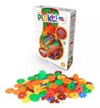 Brinquedo De Montar Plokt Discos Educativo Criativo 200 Pçs