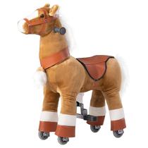 Brinquedo de Montar PONYEEHAW Cavalo de Pelúcia com Rodas 76x25x79cm Brinquedo de Montar PONYEEHAW Cavalo de Pelúcia com Rodas 76x25x79cm