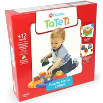 Brinquedo de Montar Puzzle Mania Letras Tateti