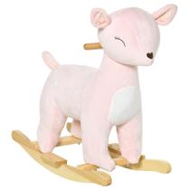 Brinquedo de Montar Qaba Cavalo de Balanço em Pelúcia com Sons para Crianças de 3 a 6 Anos Brinquedo de Montar Qaba Cavalo de Balanço em Pelúcia com Sons para Crianças de 3 a 6 Anos