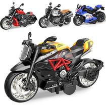 Brinquedo de Motocicleta lausomile em Escala 1:12 - Kit com 4 Unidades Brinquedo de Motocicleta lausomile em Escala 1:12 - Kit com 4 Unidades