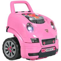 Brinquedo de motor de caminhão Qaba com luzes, sons e 61 peças de mais de 3 anos Brinquedo de motor de caminhão Qaba com luzes, sons e 61 peças de mais de 3 anos