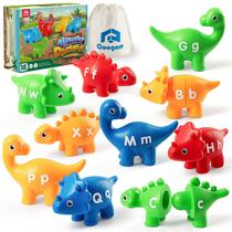 Brinquedo de motor fino Coogam Matching Letters Dinosaur 26 unidades