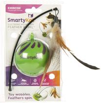 Brinquedo de Movimento Eletrônico para Gatos Feather Whirl SmartyKat